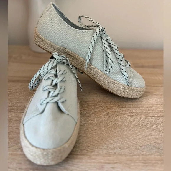 MADDEN GIRL Cannes Flatform Lace-Up Espadrille Sneakers Size 8 - Picture 6 of 8